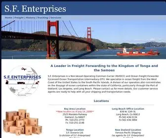 Sfenterprises.net(S.F) Screenshot