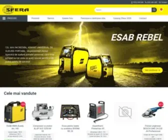 Sfera.com.ro(Magazin de Echipamente si Materiale Industriale) Screenshot