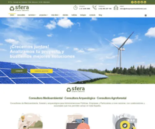 Sferaproyectoambiental.com(Consultoria Ambiental) Screenshot