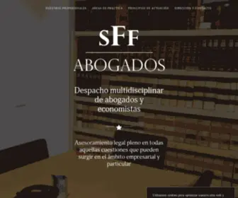 Sffabogados.es(Despacho multidisciplinar de abogados y economistas) Screenshot