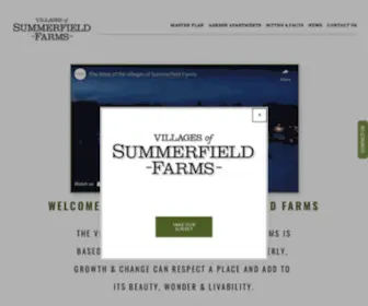 Sffarmsvillage.com(The Villages of Summerfield Farms The vision for the villages of Summerfield Farms) Screenshot