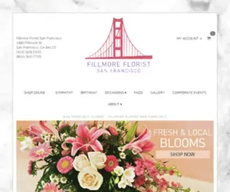 SFflowershop.com(San Francisco Florist) Screenshot