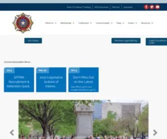 SFfma.org(State Firefighters' & Fire Marshals' Association of Texas) Screenshot