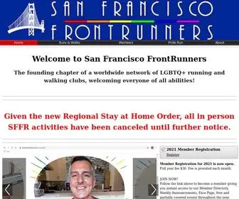 SFFR.org(San Francisco FrontRunners) Screenshot