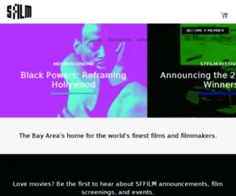SFFS.org(San Francisco Film Society) Screenshot