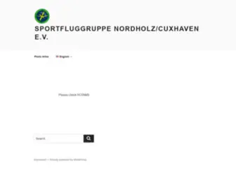 SFG-Nordholz.de(Sportfluggruppe Nordholz/Cuxhaven e.V) Screenshot