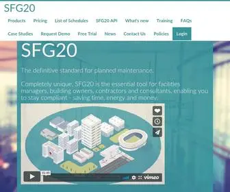 SFG20.co.uk(Maintenance Management Software Specialists) Screenshot