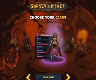 Sfgame.net(Shakes & Fidget) Screenshot