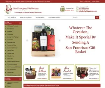 Sfgiftbaskets.com(San Francisco Bay Area Gift Basket) Screenshot