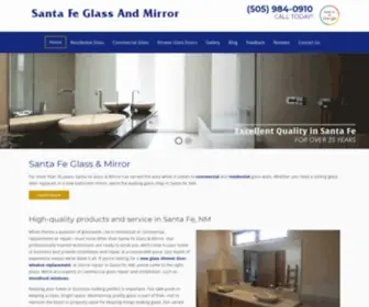 SFglassmirror.com(Glass Shop in Santa Fe) Screenshot