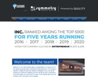 SFgleaderlaunch.com(Life and health Insurance) Screenshot