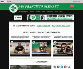 SFglens.com(San Francisco Glens Soccer Club) Screenshot