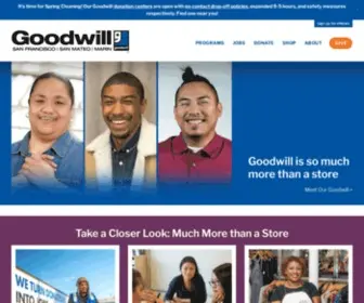Sfgoodwill.org(Goodwill of San Francisco) Screenshot