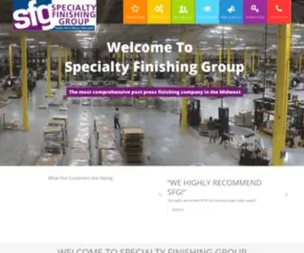 SFGRP.com(Specialty Finishing Group) Screenshot