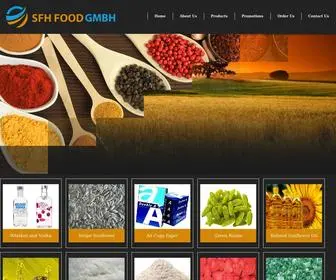 SFhfoodgmbh.com(SFH Food GmbH) Screenshot