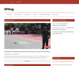 Sfhog.com(San Francisco's Local Culture & News Feed) Screenshot