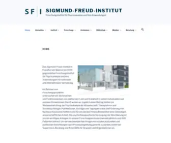 Sfi-Frankfurt.de(Sigmund-Freud-Institut) Screenshot