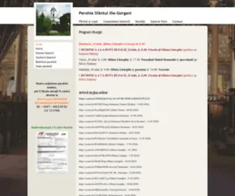 Sfiliegorgani.ro(Parohia Sfântul Ilie) Screenshot