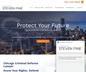 Sfinelaw.com(Criminal Defense Attorney) Screenshot