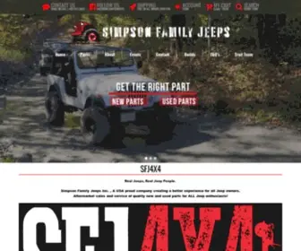 SFJ4X4.com(Simpson Family Jeeps) Screenshot