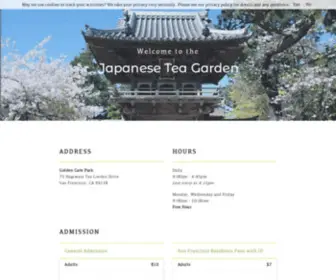 Sfjapaneseteagarden.org(Japanese Tea Garden) Screenshot