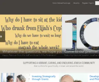 SFJCF.org(Jewish Community Federation of San Francisco) Screenshot