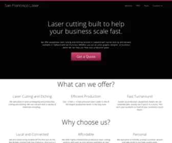 Sflaser.io(San Francisco Laser Cutting Services) Screenshot