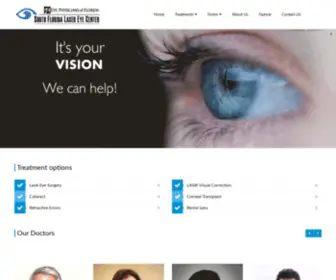 Sflasereye.com(South Florida Laser Eye Center) Screenshot