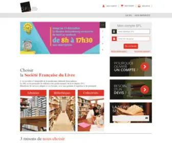 SFL.com(SOCIETE FRANCAISE DU LIVRE) Screenshot