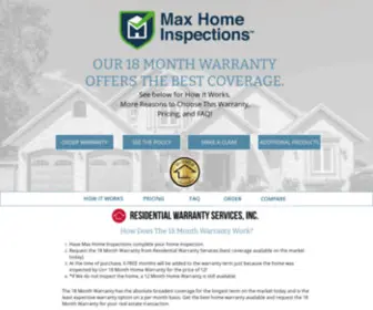 Sfloridahomewarranty.com(Max Home Inspections) Screenshot