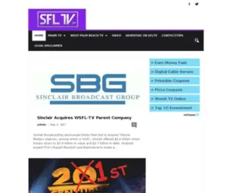 SFLTV.com(South Florida TV News Insider) Screenshot