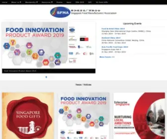 Sfma.org.sg(Singapore Food Manufacturers' Association) Screenshot