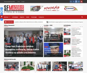 Sfmacoris.com(Inicio) Screenshot