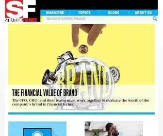 Sfmagazine.com(Strategic Finance) Screenshot