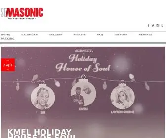 Sfmasonic.com(The Masonic) Screenshot