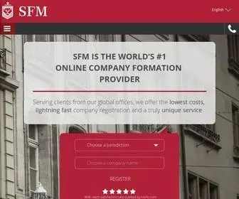 SFM.com(Company Formation &amp; Registration) Screenshot
