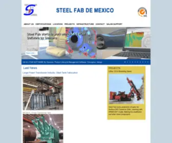 Sfmex.com(STEEL FAB MEXICO) Screenshot