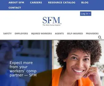 Sfmic.com(Learn why SFM Mutual Insurance) Screenshot