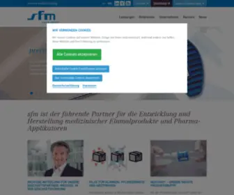 SFM.net(Sfm medical devices GmbH) Screenshot