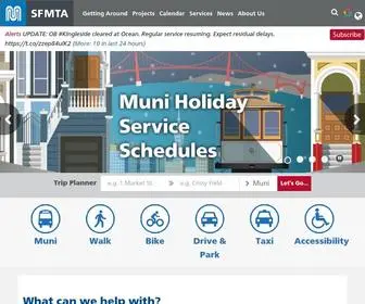 SFmta.com(San Francisco Municipal Transportation Agency (SFMTA) Screenshot