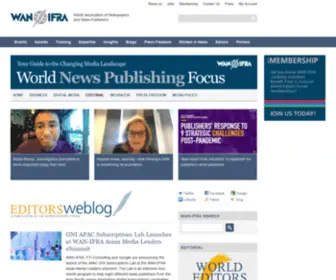 SFNblog.com(Editorial systems for newspapers) Screenshot
