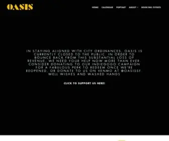 Sfoasis.com(SF's Best Drag Show) Screenshot