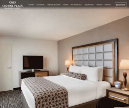 Sfocp.com(Crowne Plaza San Francisco Airport Hotel in Burlingame) Screenshot