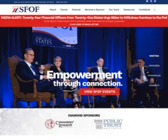 Sfof.com(State Financial Officers Foundation) Screenshot