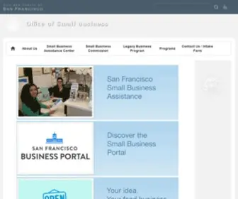 Sfosb.org(Office of Small Business) Screenshot
