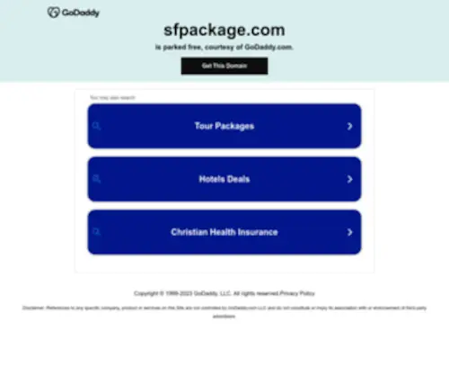 Sfpackage.com(sfpackage) Screenshot