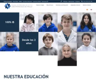 Sfpaula.com(Colegio Internacional de Sevilla San Francisco de Paula) Screenshot