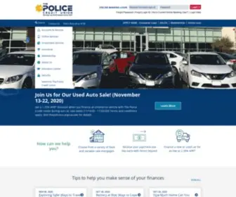 SFpcu.org(The Police Credit Union) Screenshot