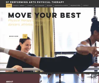 Sfperformingartstherapy.com(San Francisco Performing Arts Physical Therapy) Screenshot