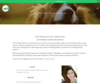 Sfpetbehavior.com(San Francisco Pet Behavior Consulting SF Pet Behavior Consulting) Screenshot